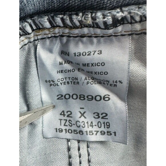 Lee Blue Jeans Regular Fit Straight Leg Men's 42x32 Medium Wash RUNS SMALL - Picture 7 of 11